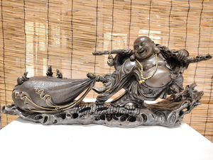 Escultura Abstracta de Persona en Cobre, Figuras Decorativas para Sala de Estar, Adornos de Mesa - Product Image 4
