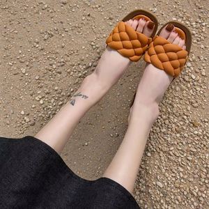 Wholesale New Design Fashionable Women's <b>Flat</b> slippers <b>Sandals</b> Non-slip Wear-resistant <b>Sandals</b> for Women and Ladies of China - Product Image 4