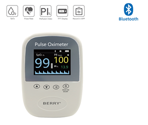 Berry BM100A Oxímetro de pulso pediátrico Monitor de signos vitales alimentado eléctricamente - Product Image 2