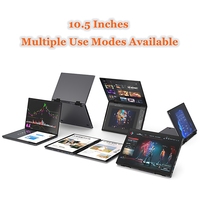 Factory OEM Custom 10.5" Dual Screen Laptop Personal Home Entertainment PC Intel N95 Pocket Notebook PC Wholesale Touch Tablet