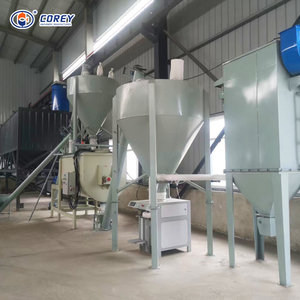 อุปกรณ์ผสมผงอุตสาหกรรมสำหรับงานหนัก ประสิทธิภาพสูง พร้อมสายพานลำเลียงแบบสกรู ไซโลเก็บผง และเครื่องผสมผงแบบแกนเดี่ยว - Product Image 2