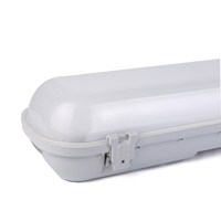 Luminaire linéaire LED 40W Tri-Proof Étanche Éclairage industriel pour bureau Entrepôt et garage Certifié ROHS
