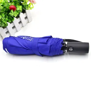 private branded automatic compact umbrella with water repellent coating