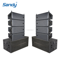 Système de sonorisation SUB9006AS, enceintes actives Line Array avec double subwoofer de 18 pouces, Hdl20a, adapté aux spectacles sur scène