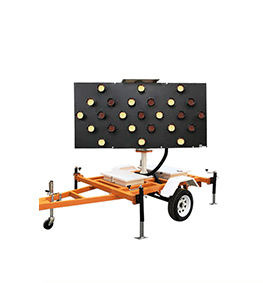 Panneau de signalisation ambre à 25 lumières, clignotant, monté sur remorque, flèche d'avertissement de circulation - Product Image 2