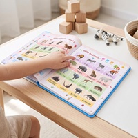 Livre sonore russe avec 24 thèmes éducatifs et plus de 1000 mots bilingues, livre sonore interactif pour enfants