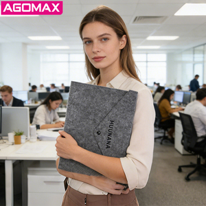 Carpeta de Fieltro A4 con Logotipo Personalizado, Portafolio Ligero y Duradero con Cierre de Botón - Product Image 5