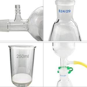 Vidro borosilicate funil para filtração a vácuo do laboratório vidro aparelho de distilação - Product Image 4