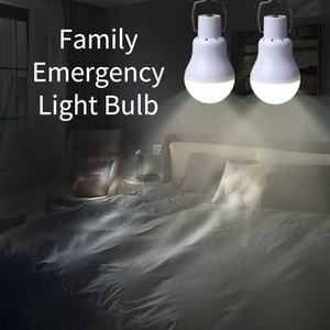 Ampoule solaire portable LED rechargeable, lumière étanche pour le camping, lampe de secours pour tente, lumière extérieure rechargeable - Product Image 3