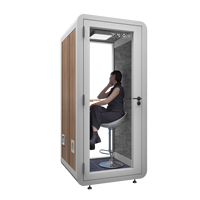 Coolsa — station téléphonique professionnelle préplumée, silencieuse, pour bureau, carnet de notes, mobile, petite chambre étanche, pour enregistrement