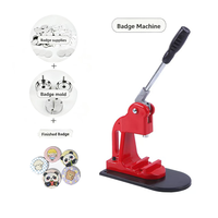 Set Lengkap Badge Pin Belakang Berbahan Tinplate Model Dutch, Bahan Baku DIY untuk Pembuatan Badge dengan Mesin Badge