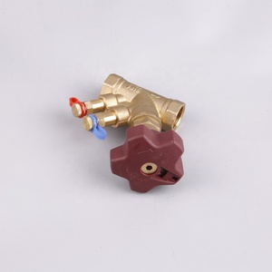 Brass Balancing Valves Double <strong>Regulating</strong> Balance <strong>Flow</strong> Meter Valve