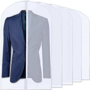 Bolsas <span class=keywords><strong>de</strong></span> ropa transparentes a prueba <span class=keywords><strong>de</strong></span> polvo para vestido <span class=keywords><strong>de</strong></span> novia para colgar ropa Bolsas <span class=keywords><strong>de</strong></span> ropa transparentes con cremallera - Product Image 3