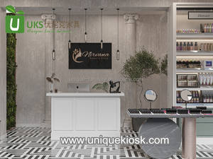 Mobilier de magasin de cosmétiques Offre Spéciale comptoir de maquillage moderne armoire de soins de la peau attrayante belle étagère murale de magasin de cosmétiques à vendre - Product Image 3