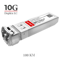 LINK-PP 10GBASE-ZR SFP+ 1550nm 100km DDM SMF 듀플렉스 LC 싱글 모드 10G ZR 광 트랜시버 모듈
