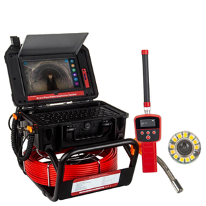 10.1 pouces HD écran tactile 512HZ Sonde/émetteur égout vidange <span class=keywords><strong>endoscope</strong></span> 16GB carte vidéo Audio enregistrement tuyau caméra Inspection - Product Image 2