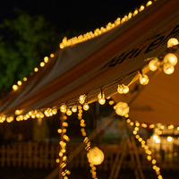 Guirlande lumineuse à LED Boule à bulles IP65 Plastique Intérieur-Extérieur Décoration de jardin de Noël Luminaires de fête