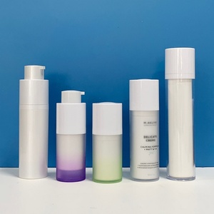 ขวดเซรั่มแบบสุญญากาศทรงกลมขนาด 15 มล. 30 มล. 50 มล. ขวดโลชั่นแบบสุญญากาศ ขวดรองพื้นเครื่องสำอางพร้อมหัวปั๊มแบบหมุน - Product Image 2
