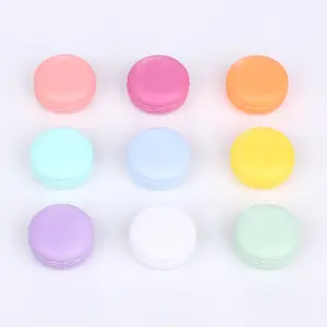 Groothandel 10G Nieuwe Kleur Plastic Lippenstift Oogschaduw Doos Macaron Modellering Makeup Box Hand Cream Jar