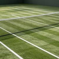 Césped Artificial para Baloncesto, Rollo de Césped Sintético Antideslizante para Canchas de Tenis y Terrenos Multiusos