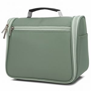 Custom Fashion Travel Cosmetic <b>Case</b> Waterproof Bathroom Storage Hook OEM for Bag Polyester Durable Zipper Closure - Product Image 2