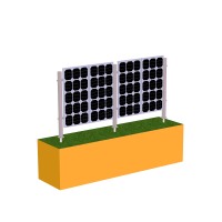 Clôture solaire verticale Yuens Supports de montage au sol pour panneau solaire Cadre solaire