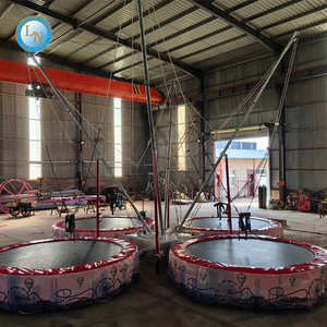 Trampoline à bungee pliable et mobile sur remorque pour jeux <span class=keywords><strong>de</strong></span> carnaval, à vendre - Product Image 3