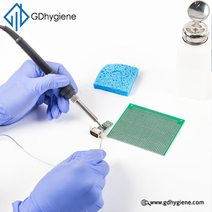 Blue <strong>Nitrile</strong> <strong>Gloves</strong> Powder Free <strong>Nitrile</strong> Powder Free Examination <strong>Glove</strong> Blue Size m <strong>for</strong> <strong>Lab</strong> <strong>Use</strong> - Product Image 2