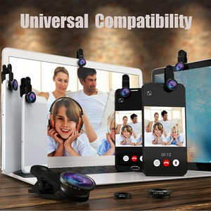 Clip universel 3 en 1 grand angle Macro <span class=keywords><strong>Fisheye</strong></span> objectif de caméra de téléphone portable prix d'usine pour <span class=keywords><strong>iPhone</strong></span> pour téléphone portable - Product Image 5