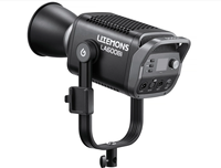 Godox LA600Bi K1 avec sac, lumière vidéo LED COB RGB, lumière d'ambiance, robuste, 600W, lumières COB pour vidéo en direct haute luminosité, studio