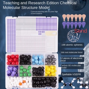 Modelo de Estructura Molecular de Química Orgánica con Bolas <span class=keywords><strong>y</strong></span> Varillas, Juego Completo para Secundaria <span class=keywords><strong>y</strong></span> Preparatoria, Esferas Atómicas en Proporción - Product Image 6