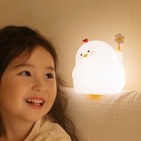 ZCX nouveauté chambre ensemble cadeaux uniques avec coq endormi et lampe pour décor de chambre