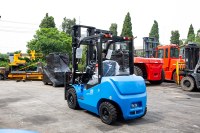 Chariot élévateur électrique compact de 2 tonnes, batterie lithium intégrale, certifié CE ISO, fabriqué en Chine