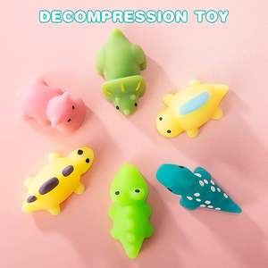 Juguete Antiestrés de Dinosaurio Mochi Squishy con Diseños Variados y Coloridos, Juguete Creativo para Aliviar el Estrés, Juguete Sensorial en Cápsula - Product Image 4
