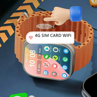 Nouvelle Montre Connectée Android Haut de Gamme avec Deux Batteries pour Hommes et Femmes, Étanche, Moniteur de Fréquence Cardiaque, GPS, Carte SIM, Caméra, Wi-Fi
