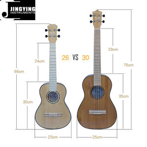 Guitarra de la serie Jingying Music <span class=keywords><strong>Bamboo</strong></span> 2025, ukelele de bambú refinado de gama alta de 21/23/26/30 pulgadas para regalo de niños - Product Image 3