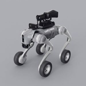 100% Original Genuine Unitree Go2 W Ent Plus U2 AI Wheeled Quadruped Robot Dog for Patrol Monitoring Research - Product Image 1