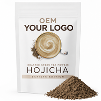 Poudre de thé vert torréfié Hojicha de qualité alimentaire, en vrac, OEM ODM pour desserts, glaces et ingrédients de boulangerie