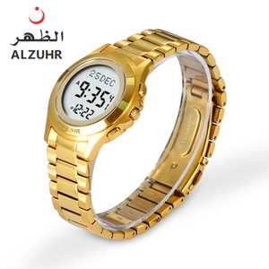 Offre Spéciale 2023 nouveau design al fajr azan montre pour hommes amoureux série jam tangan <span class=keywords><strong>makkah</strong></span> montre musulmane ALZUHR505 - Product Image 4