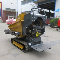 500KG Hydraulischer Kleiner LKW-Lader Raupendumper Schubkarre