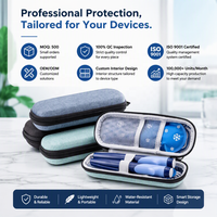 Étui de voyage isotherme simple et écologique en EVA avec fermeture éclair, design portable pour stylos à insuline et fournitures diabétiques