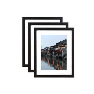 Lot de 3 cadres photo en bois MDF de taille personnalisée A3 A4 de 6 7 8 10 pouces, prix d'usine en gros - Product Image 1