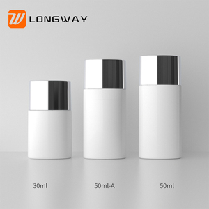 Nouveau flacon de protection solaire ovale en plastique de 30ml et rond de 50ml pour lotion <span class=keywords><strong>BB</strong></span> crème autres fluides - Product Image 1