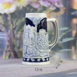 Popular Jarra de Cerveza y Vino Reutilizable de Porcelana Ecológica con Relieve del Icónico Castillo de <span class=keywords><strong>Neuschwanstein</strong></span>, Souvenir Clásico de <span class=keywords><strong>Baviera</strong></span> - Product Image 6