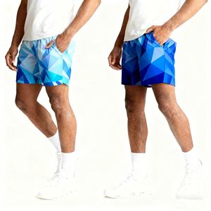 Ropa de calle personalizada informal para hombre, cintura elástica, pantalones cortos deportivos de camuflaje, pantalones cortos deportivos para hombre, pantalones cortos de gimnasio para hombre de camuflaje de 5 pulgadas - Product Image 3