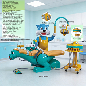 Fauteuil <span class=keywords><strong>dentaire</strong></span> pour enfants, unité de traitement <span class=keywords><strong>dentaire</strong></span> pour enfants, design de dessin animé, unité <span class=keywords><strong>dentaire</strong></span> pédiatrique, fauteuil <span class=keywords><strong>dentaire</strong></span> pour enfants avec lecteur DVD - Product Image 4