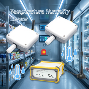 เทอร์โมมิเตอร์ดิจิตอลและเครื่องบันทึกข้อมูล พอร์ต USB แบบอนุกรม โครงสร้าง IP65 ควบคุมผ่านแอปอัจฉริยะ พร้อมระบบแจ้งเตือนอุณหภูมิสูง - Product Image 1
