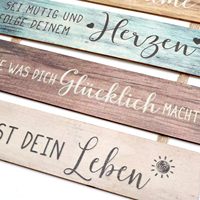 Panneau mural en bois pour la consécration des adolescents, design avec texte motivant pour la décoration de chambre