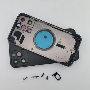 Original สำหรับ13 PRO MAX กรอบโลหะเต็มรูปแบบ + ประกอบกระจกด้านหลังพร้อมฝาครอบด้านหลังกระจกเฟล็กซ์ชิ้นส่วนสายเคเบิลดีไซน์บาร์-100% ทดสอบแล้ว - Product Image 2