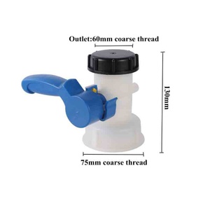 75MM 2.95" Coarse Thread Adapter for IBC <b>Container</b> Thread Adapter IBC <b>Water</b> Butterfly Valve <b>Water</b> Butt Tank Converter - Product Image 3